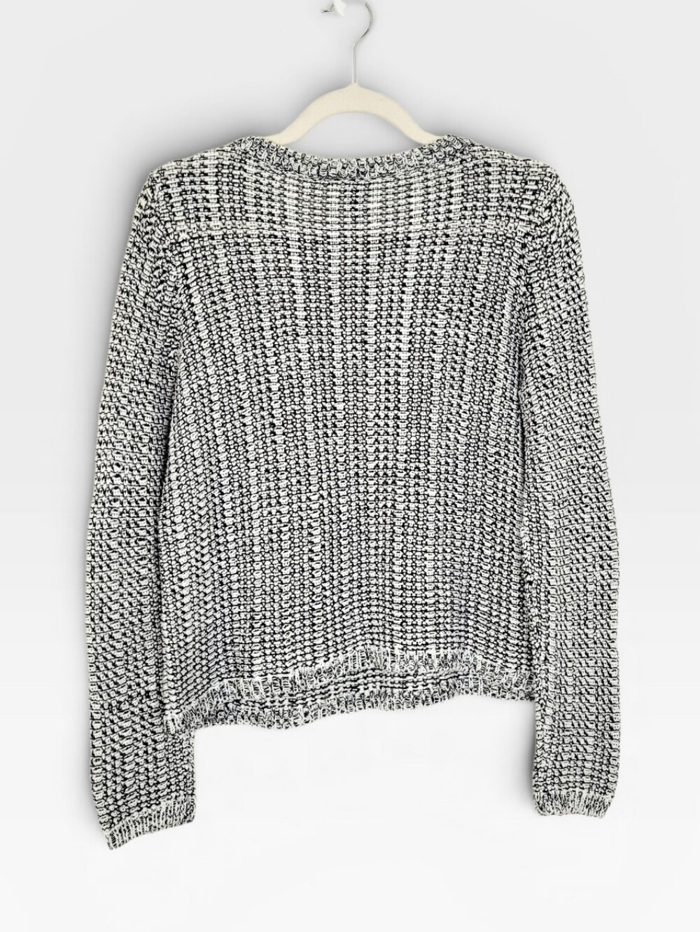 Eileen Fisher Organic Cotton Linen Open Weave Pullover Sweater Small - Picture 5 of 9
